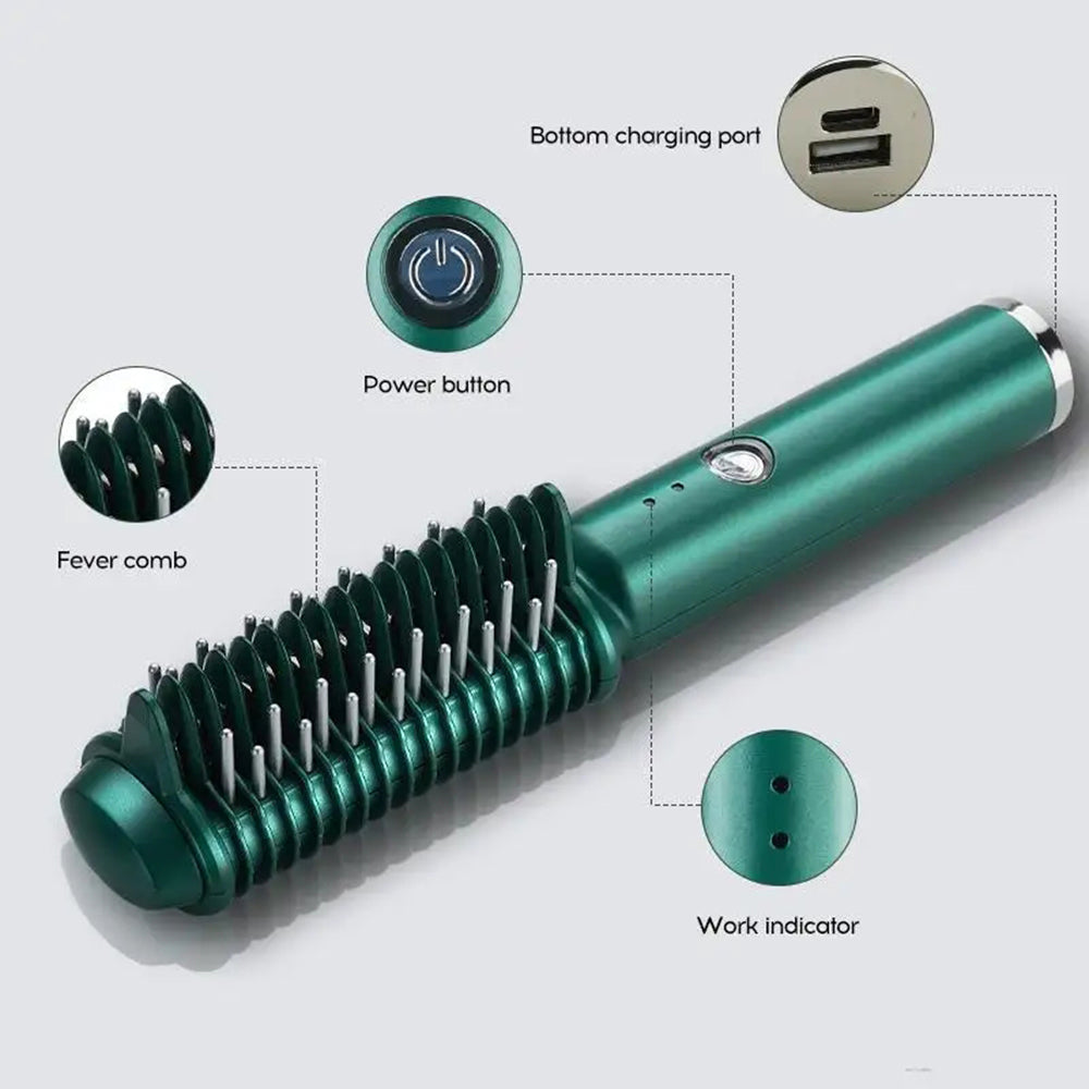 Curling & Straightening Hair Comb