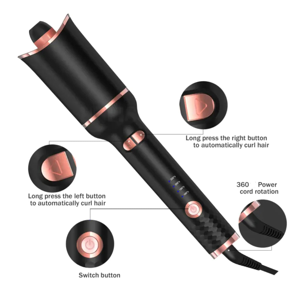 Automatic Rotating Hair Curler